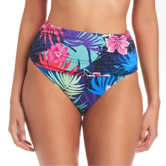 BLEU ROD BEATTIE KORE UNDERWIRE CROSS BACK BIKINI TOP AND BOTTOM - Picture 4 of 10